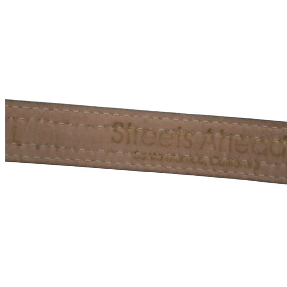 STREETS AHEAD Silver Mesh belt sz L